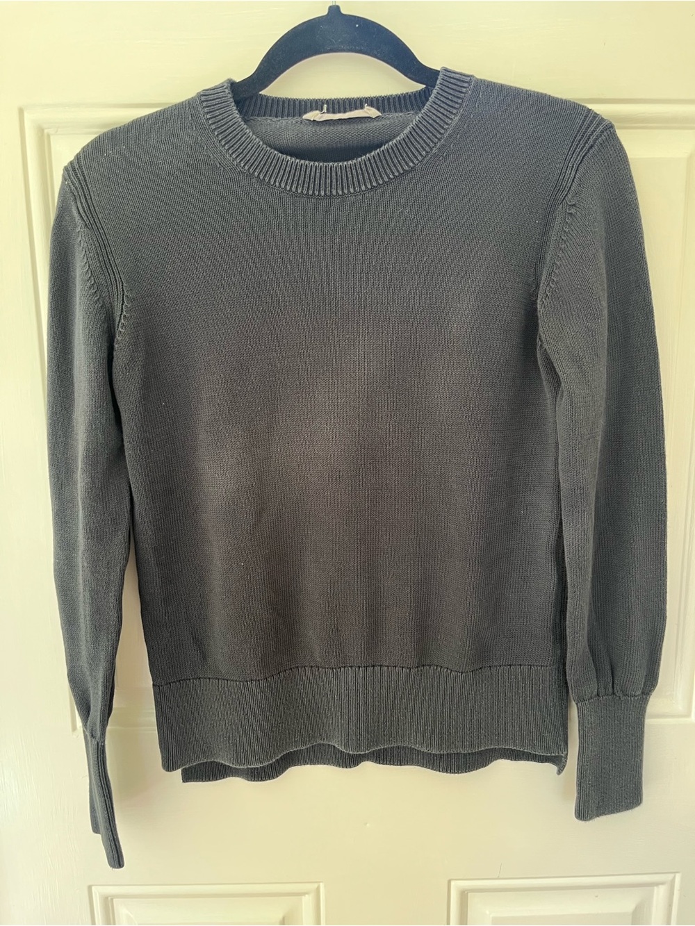 Everlane Small Women's Crewneck Sweater - Charcoal Gray 100% cotton